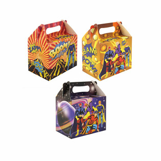 MENUBOX - SUPER HERO - 14 x 9.5 x 18 Cm (24pcs)