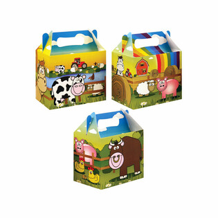 Kids Meal Box Farm Theme &ndash; 14 x 9.5 x 18 cm (12 pcs)
