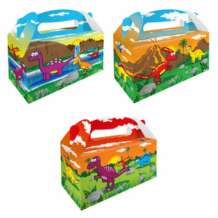 Kids Meal Box &ndash; Dinosaur &ndash; 22.5 x 9.5 x 18 cm (12 pcs.)
