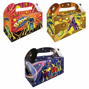 MENUBOX - SUPER HERO - 22.5 x 9.5 x 18 Cm (12pcs)