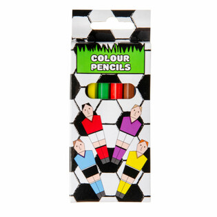6-Piece Coloured Pencil Set - Footballer (48 pcs)