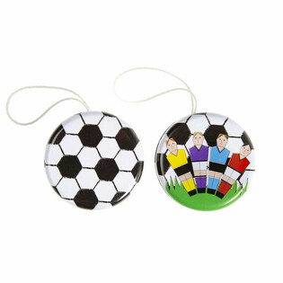 Metal Football Yo-Yos (24-pack)