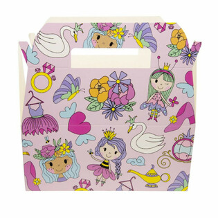 Princess Menu Box - Kids Meal Boxes - 22.5 x 12 x 9.5 cm (24 pcs)