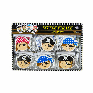 Pirate Erasers in Display (30 Pcs)