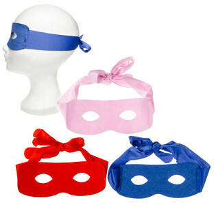 SUPERHERO MASK - MIXED COLORS (24 pcs.)