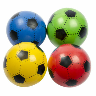 SOCCER BALLS - 23CM - MIXED COLORS (10 pcs)