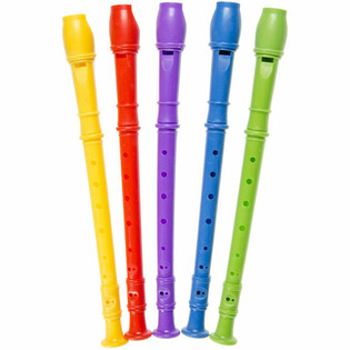 LARGE COLORED RECORDERS (24 pcs)