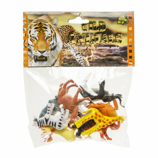12-Piece Wild Animal Toy Figures Pack (12 pcs)