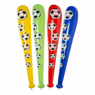 Large Inflatable Football Bat, 84cm Long (12 pcs.)
