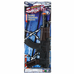 KALASJNIKOV RATCHET RIFLE ON CARD (6 pcs.)