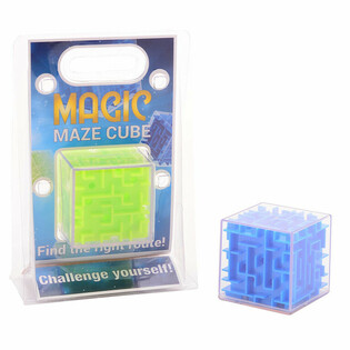 XXL Magic Maze Cube - Labyrinth Puzzle on Blister (6 pcs)