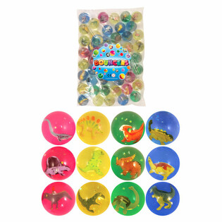 3D DINOSAUR BOUNCY BALLS &Oslash;4.3CM (50 pcs)