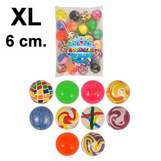 Jumbo Mixed Bouncy Balls &Oslash;6CM (25 pcs)
