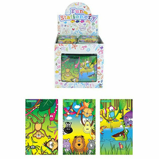 Jungle Animal Mini Notebooks in Display (168 pcs)