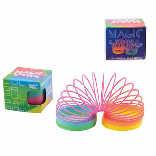 RAINBOW MAGIX MAGIC SPRING / SLINKY IN BOX &Oslash;7.5 CM (12 pcs)
