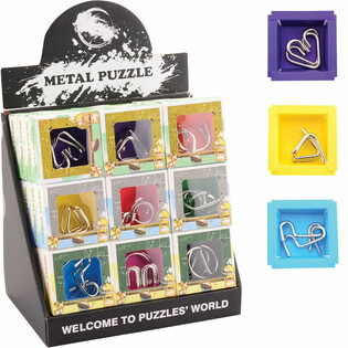IQ Metal Puzzles Display (36 pcs)