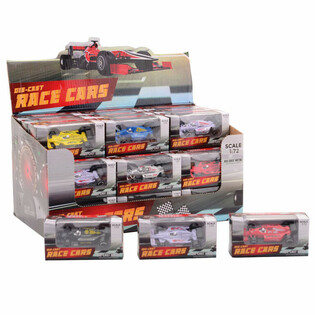 MIX F1 RACE CARS - SCALE 1:72 - IN DISPLAY (36 pcs)