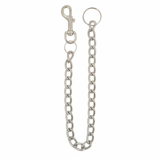 IRON KEYRINGS WITH EXTRA LONG METAL CORD (12 pcs)