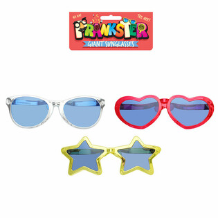 MEGA LARGE FUN GLASSES - MIXED STYLES (12 pcs)