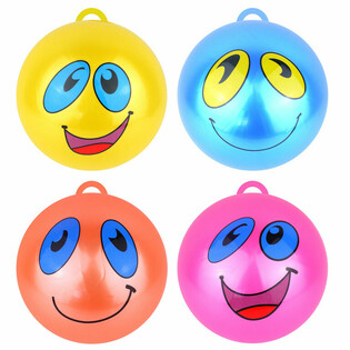 Cheerful Smiley Face Balls &Oslash; 25 cm (Pack of 12)
