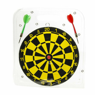 DARTBOARD WITH 2 DARTS - Diameter: 22.5 CM (2 PCS)
