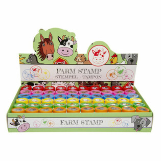 Farm Animal Stamps Display (60 pcs.)