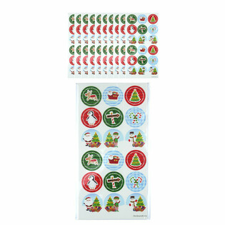 Christmas Fun Stickers - 10 Sheets, 18 Stickers Each