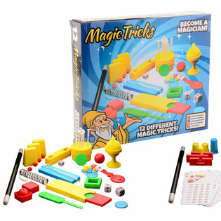 MAGIC TRICKS - LARGE MAGIC BOX WITH 12 TRICKS