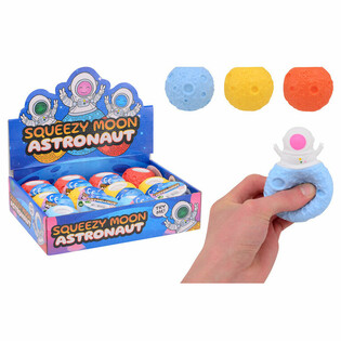 Astronaut Squeezy Moon Ball - In Display (12 Pcs)
