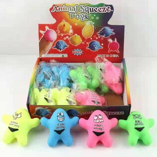 Squeeze Funny Man Display (12 pcs)