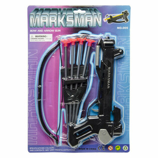 COMBAT CROSSBOW WITH 4 ARROWS ON CARD (6 pcs)