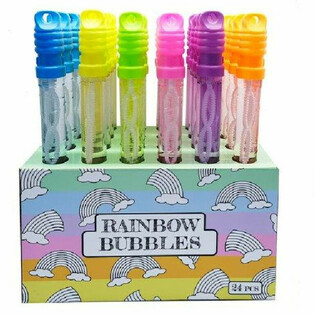 LARGE RAINBOW BUBBLE STICK - IN DISPLAY (24 pcs.)