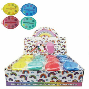 SMALL WATERCOLOUR PAINT SET IN DISPLAY (48 pcs)