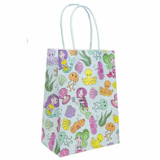 Mermaid Paper Gift Bags - Pack of 12
