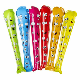 Self-Inflating Smiley Bat in Display (48 pcs)