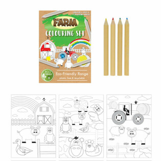ECO FRIENDLY - Farm Drawing Set (25 pcs.)