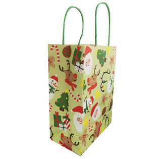 Christmas Paper Gift & Treat Bags (12 Pcs)