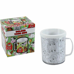 Farm Animals - Color Your Own Drinking Cup (2-Pack)