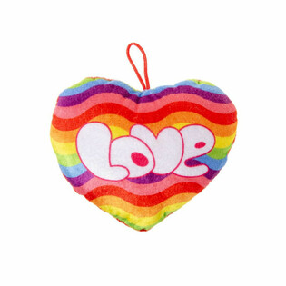 Plush Rainbow Love Heart (24 pcs)