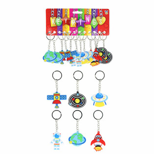 KEYRINGS - SPACE (12 pcs.)