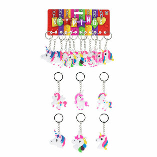 Unicorn Keyrings / Keychains (12 pcs.)