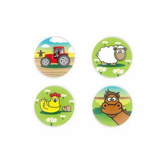 Farm Mix Bouncy Balls &Oslash;3.3 cm (100 pcs)