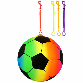 SOCCER BALL WITH CORD / BUNGE BALL &Oslash;23 Cm (24 pcs.)