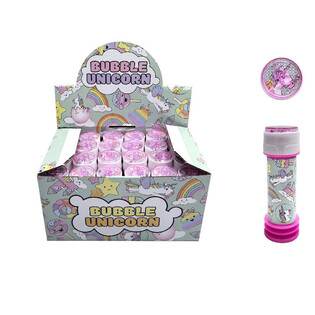 Unicorn Soap Bubbles 25ml in Display Box (24 pcs)