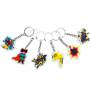 SUPERHERO KEYRINGS (48pcs.)