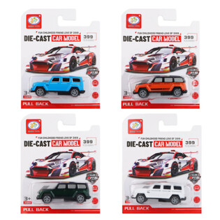 PULL BACK 4x4 CARS ON CARD (12pcs.)