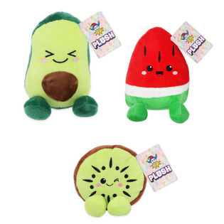 PLUSH FRUIT - 15CM HIGH - MIX DESIGN (12 pcs)