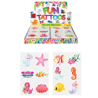 FUN TATTOOS - MODEL: MERMAID / MERMAID IN DISPLAY (96 pcs.)