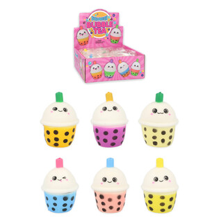Bubble Tea Squeeze Fidget - Mixed Colors (Display 12 pcs)