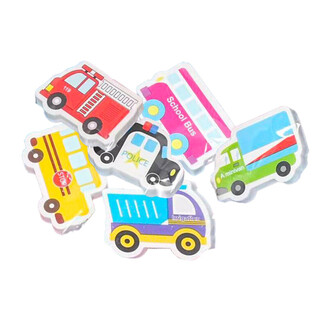 Vehicle Erasers in Display (36 pcs)